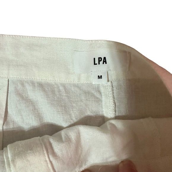 LPA NWT Button Up White Midi Skirt Size M - Picture 4 of 5